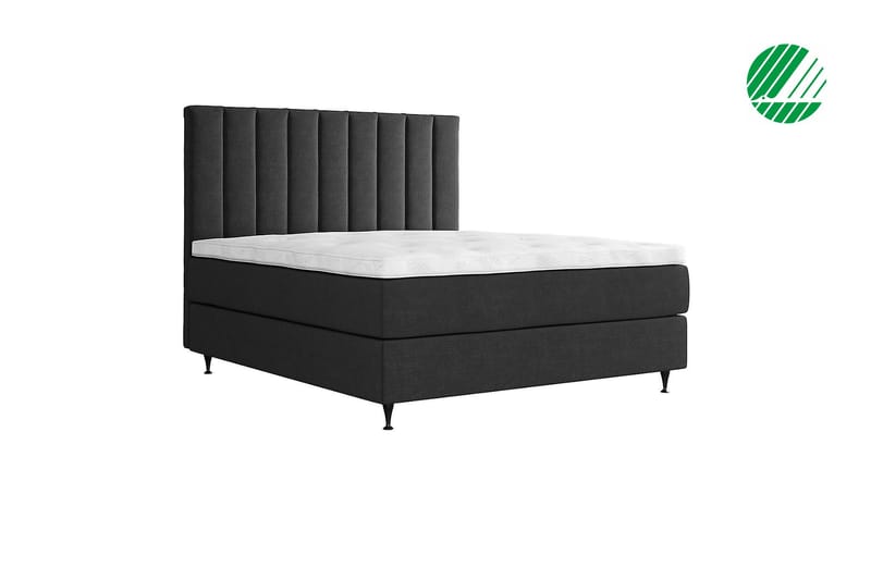 Essence Kontinentalsäng 160x210 - Svart - Möbler - Säng - Sängar med förvaring