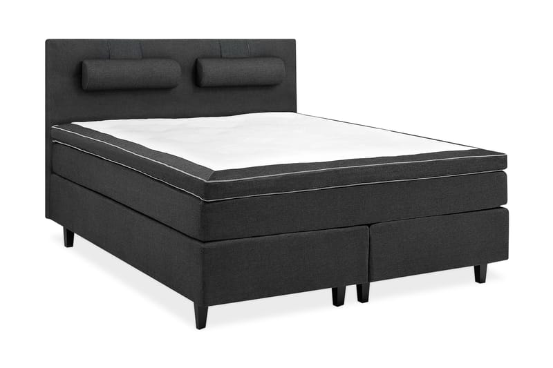 Frazer Komplett Sängpaket 160x200 cm Latex - Svart Denim - Möbler - Säng - Kontinentalsäng