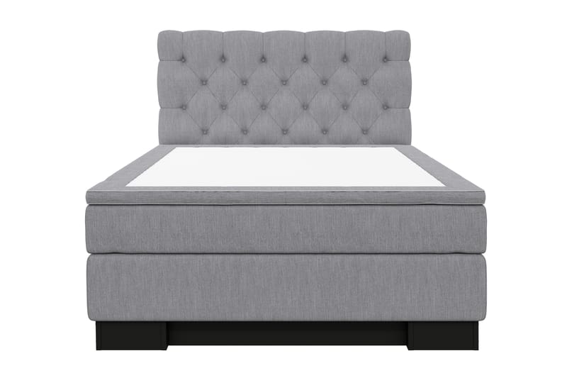 Hilton Lyx Komplett Sängpaket120x200  Ljusgrå - Ljusgrå - Möbler - Säng - Sängar med förvaring