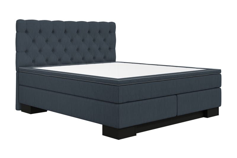 Hilton Lyx Komplett Sängpaket160x200  Mörkblå - Mörkblå - Möbler - Säng - Kontinentalsäng