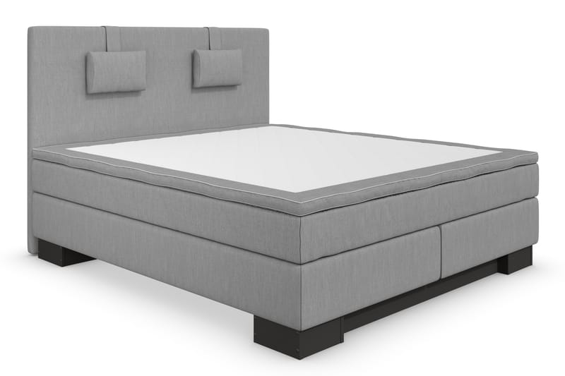 Hilton Lyx Komplett Sängpaket160x210 - Ljusgrå - Möbler - Säng - Kontinentalsäng