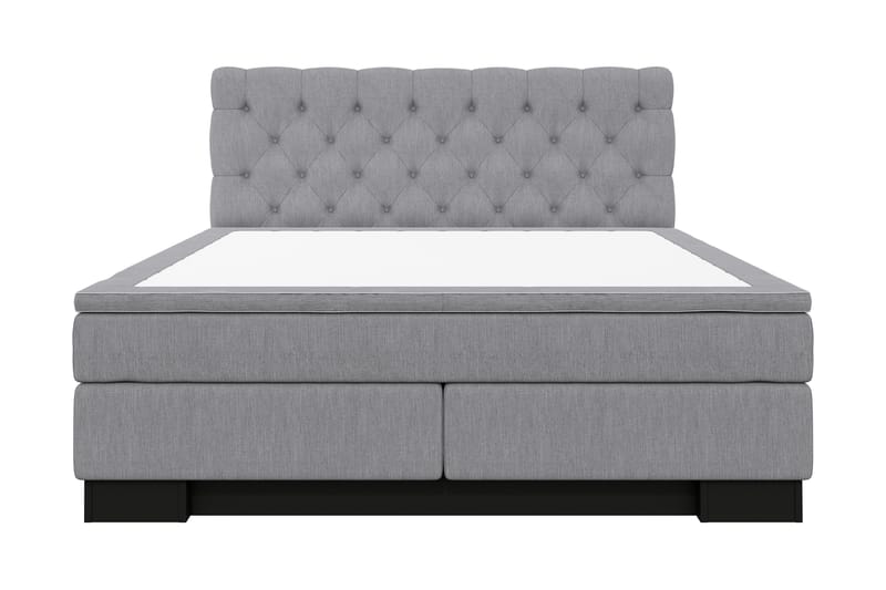 Hilton Lyx Komplett Sängpaket160x210  Ljusgrå - Ljusgrå - Möbler - Säng - Sängar med förvaring