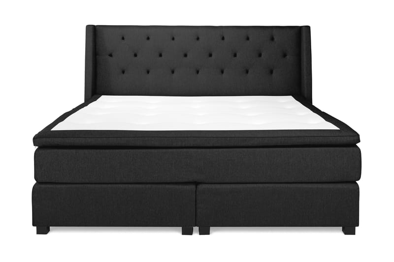 Imperia Komplett Komplett Sängpaket 210x210 cm - Svart - Möbler - Säng - Sängar med förvaring