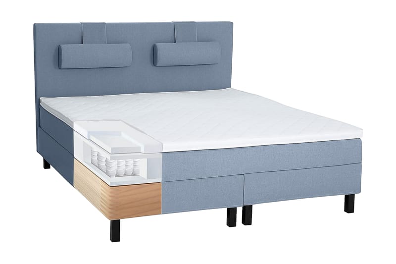 Lucky Kontinentalsäng 120x200 cm - Mörkblå - Möbler - Säng - Kontinentalsäng