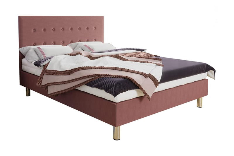 Lux Kontinentalsäng 160x204 cm - Rosa - Möbler - Säng - Kontinentalsäng