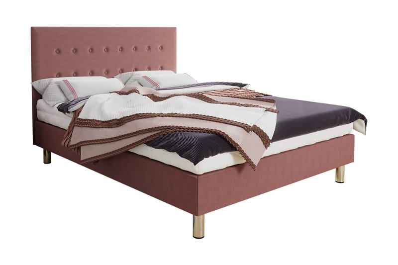 Lux Kontinentalsäng 80x204 cm - Rosa - Möbler - Säng - Sängram & sängstomme