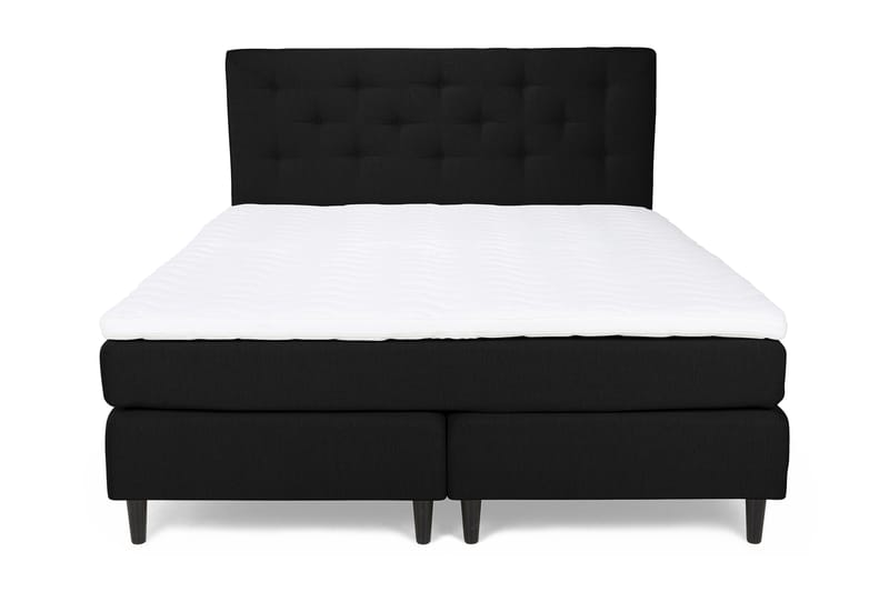 Nice Deluxe Komplett Sängpaket 160x200 - Svart - Möbler - Säng - Sängar med förvaring