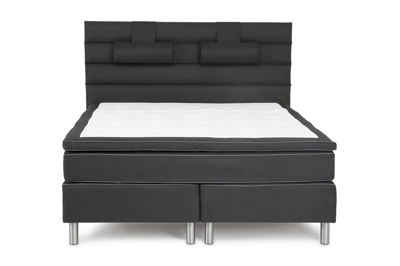 Queen Kontinentalsäng Komplett Sängpaket 160x200 cm - 160x200 Svart - Möbler - Säng - Sängar med förvaring