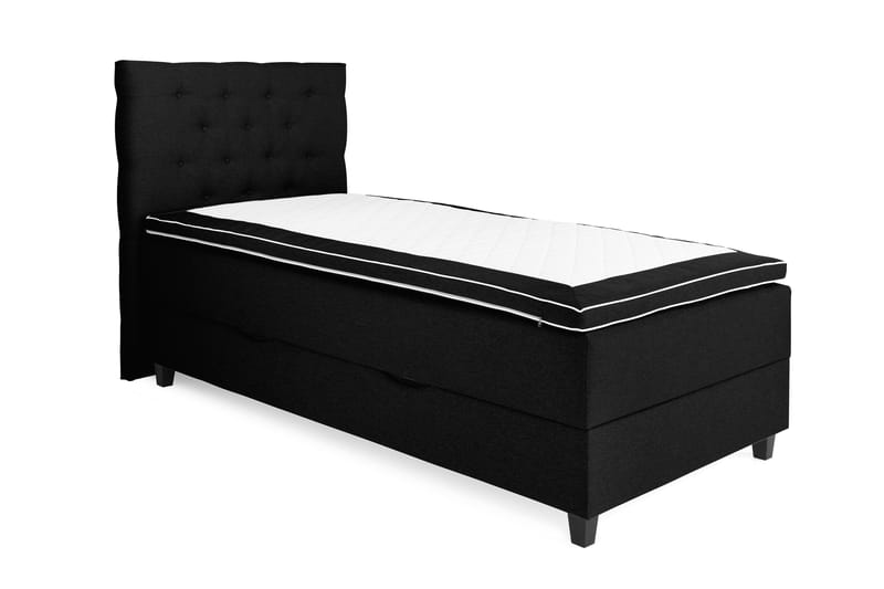 Royal Sängpaket med Förvaring 105x200 cm - Svart - Möbler - Säng - Kontinentalsäng