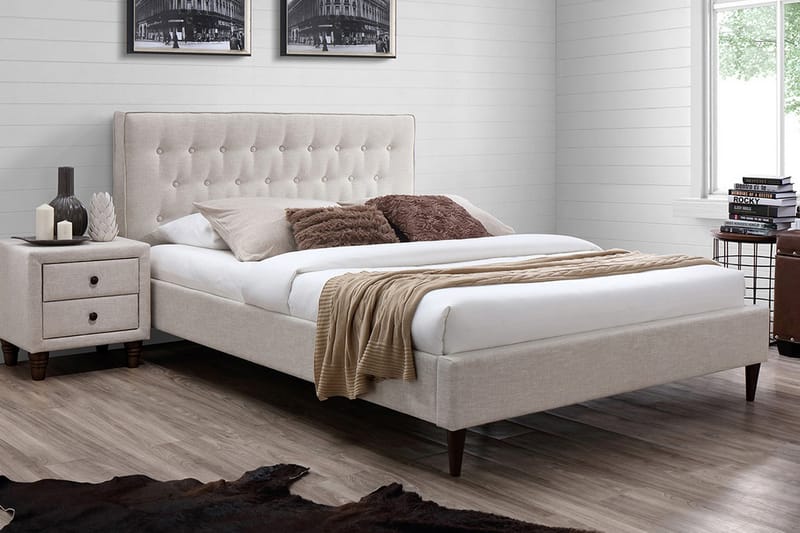 Säng EMILIA med madrass HARMONY DUO 90x200cm - Möbler - Säng - Kontinentalsäng