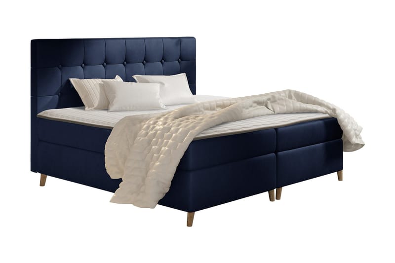 Sandham Kontinentalsäng 180x200 cm - Blå - Möbler - Säng - Dubbelsäng