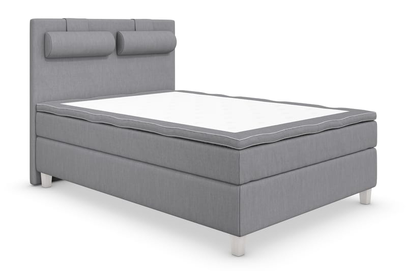 Superior Lyx Komplett Sängpaket 120x200 - Vita Ben - Möbler - Säng - Kontinentalsäng