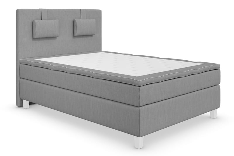 Superior Lyx Komplett Sängpaket 140x200 - Vita Ben - Möbler - Säng - Kontinentalsäng