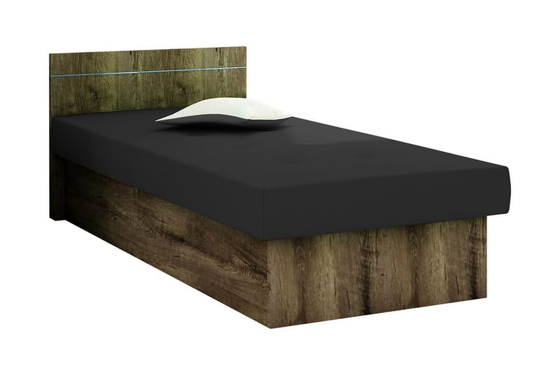 Berta Ramsäng 192x80x68 cm - Mörkt trä - Möbler - Säng - Sängar med förvaring