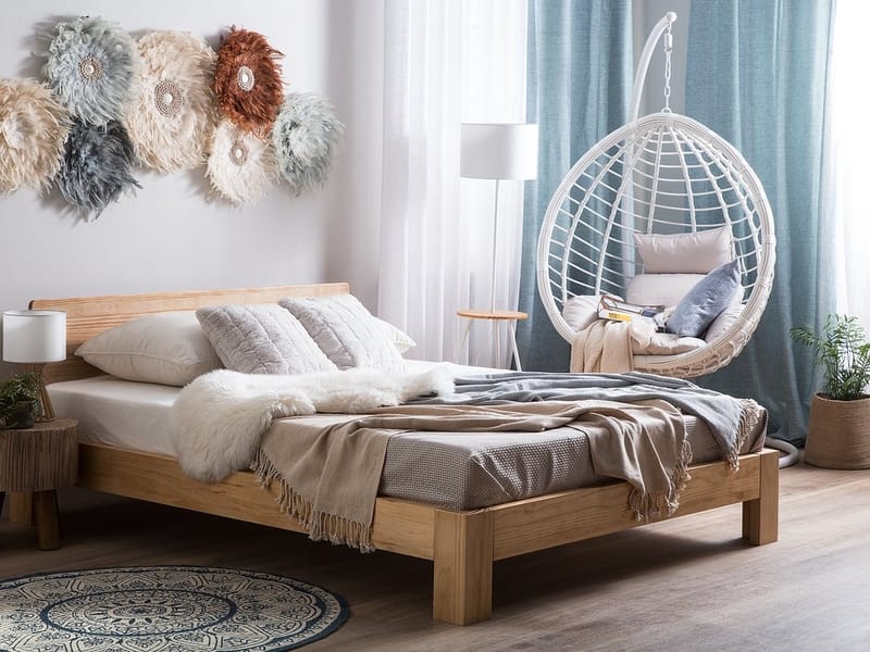 Royan Dubbelsäng 160|200 cm - Trä/Natur - Möbler - Säng - Ramsäng & resårbotten