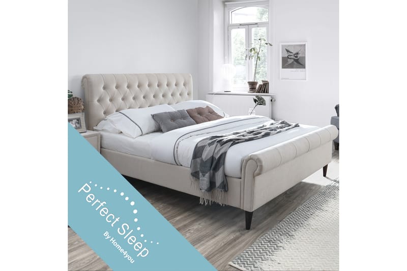 Säng LUCIA med madrass HARMONY DELUX 160x200cm - Möbler - Säng - Ramsäng & resårbotten