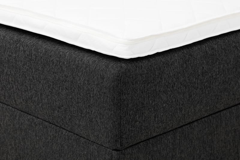 Boxy Komplett Komplett Sängpaket Box Bed 180x200 cm - Svart/Grå - Möbler - Säng - Sängar med förvaring