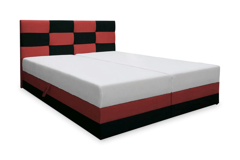 Chess Sängpaket 180x200 med Förvaring - Svartvit - Möbler - Säng - Sängar med förvaring