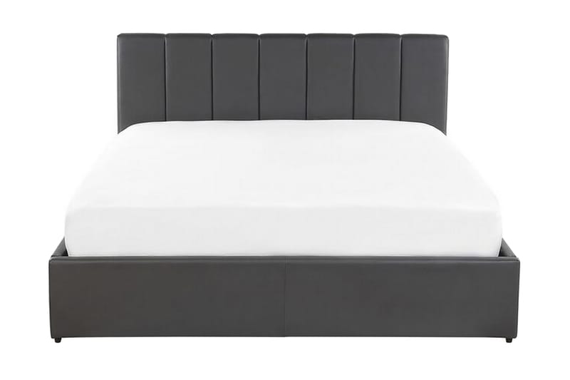 Dreuxa Förvaringssäng 160x200 cm - Konstläder/Grå - Möbler - Säng - Sängar med förvaring - Dubbelsäng med förvaring