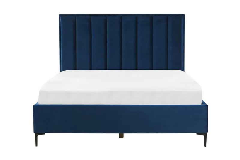 Dubbelsäng med förvaring 160x200 cm - Blå - Möbler - Säng - Sängar med förvaring - Dubbelsäng med förvaring