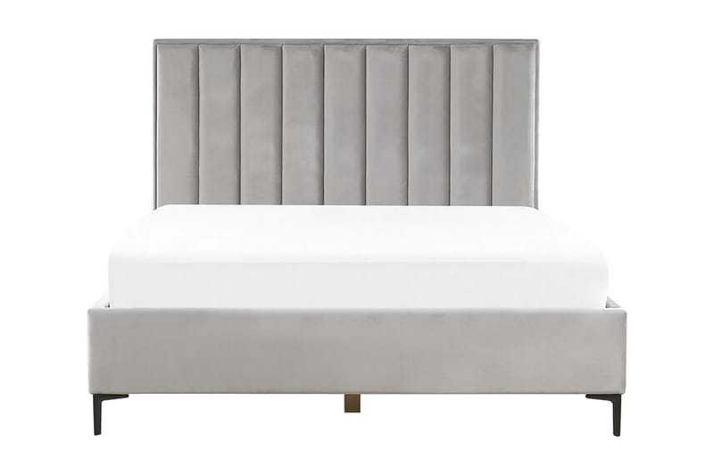 Dubbelsäng med förvaring 180x200 cm SEZANNE - Grå - Möbler - Säng - Sängar med förvaring