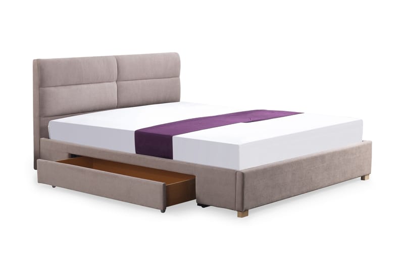 Manchita Förvaringssäng 160x200 - Beige/Natur - Möbler - Säng - Sängar med förvaring - Dubbelsäng med förvaring