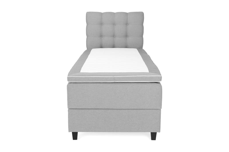 Royal Kontinentalsäng med Förvaring 90x200 cm - Ljusgrå - Möbler - Säng - Komplett sängpaket