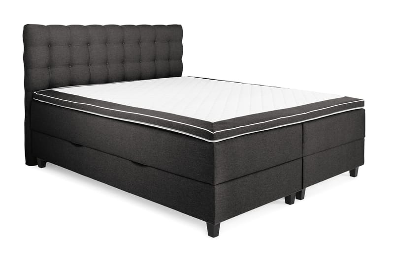 Royal Sängpaket med Förvaring160x200  Mörkgrå - Mörkgrå - Möbler - Säng - Sängar med förvaring
