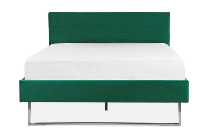 Badrou Säng 140x200 cm - Grön/Sammet - Möbler - Säng - Sängram & sängstomme