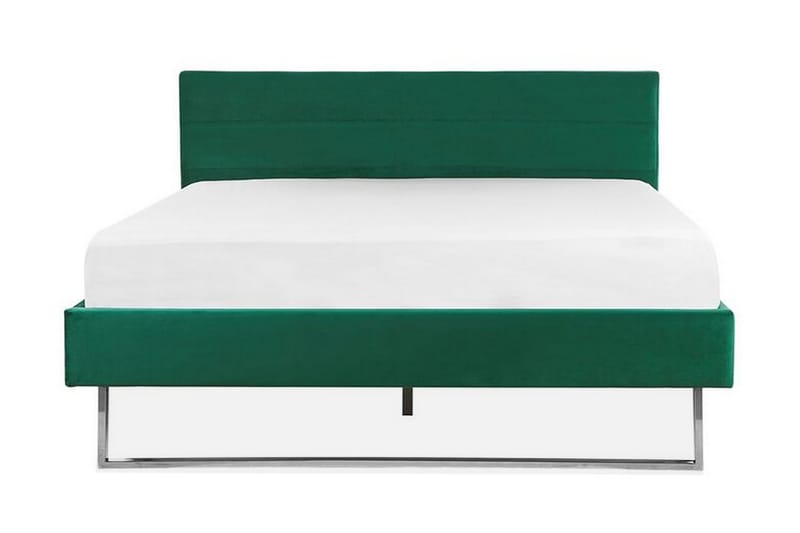 Badrou Säng 160x200 cm - Grön/Sammet - Möbler - Säng - Sängram & sängstomme