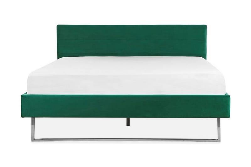 Badrou Säng 180x200 cm  Grön/Sammet