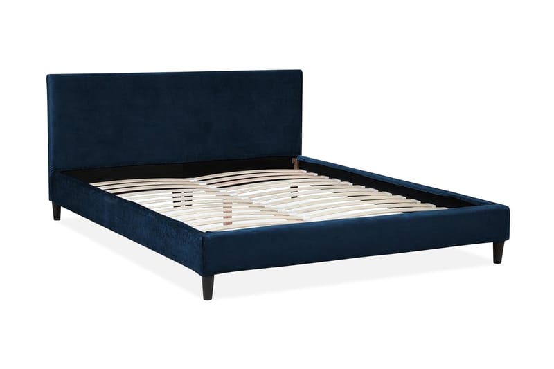 Fitou Dubbelsäng 180 200 cm - Blå - Möbler - Säng - Sängram & sängstomme