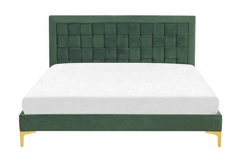 Holabo Säng 160x200 cm - Grön/Sammet - Möbler - Säng - Sängram & sängstomme