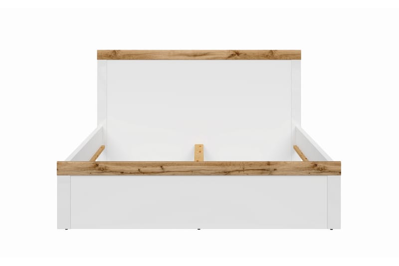 Holten Sängram 160 cm - Vit|Trä/Natur - Möbler - Säng - Sängram & sängstomme