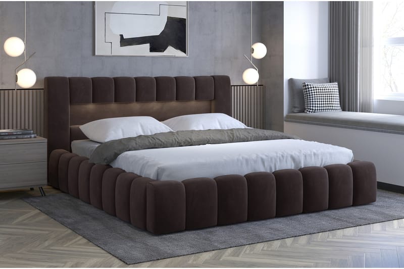 Lamica Sängram 180x200 cm - Brun - Möbler - Säng - Komplett sängpaket