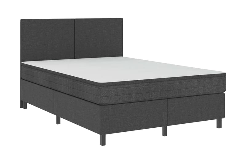 Resårsäng sängram grå tyg 180x200 cm - Grå - Möbler - Säng - Komplett sängpaket