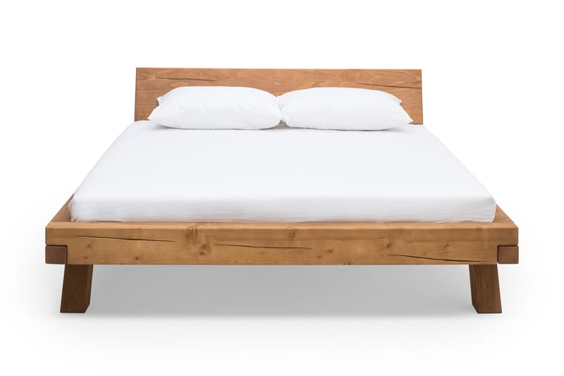 Säng 180 x 200 cm - Brun - Möbler - Säng - Sängram & sängstomme