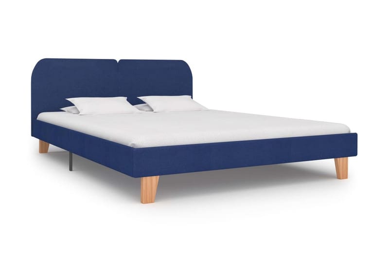 Sängram blå tyg 180x200 cm - Blå - Möbler - Säng - Sängram & sängstomme