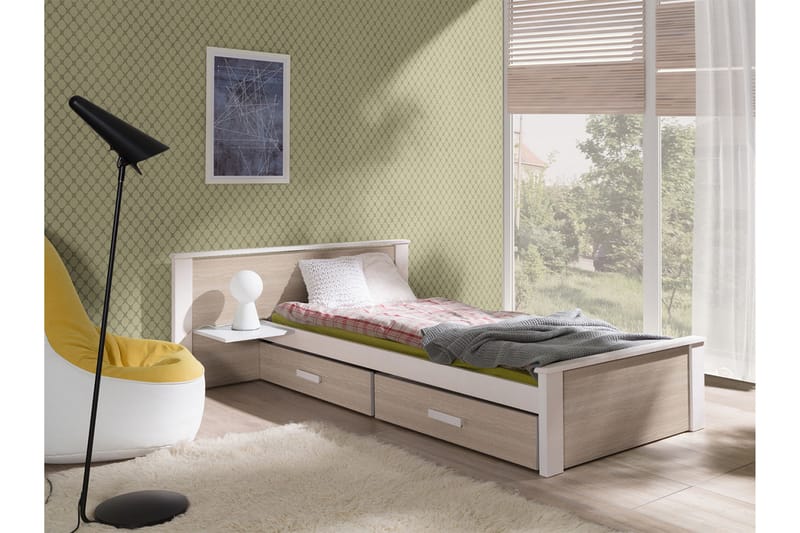 Velho Enkelsäng 90x200 cm - Ek - Möbler - Säng - Sängram & sängstomme