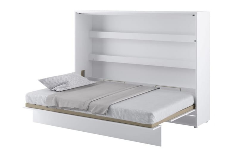 Sängskåp 140x200 cm Horisontellt Vit - Bed Concept - Möbler - Sängar - Sängskåp