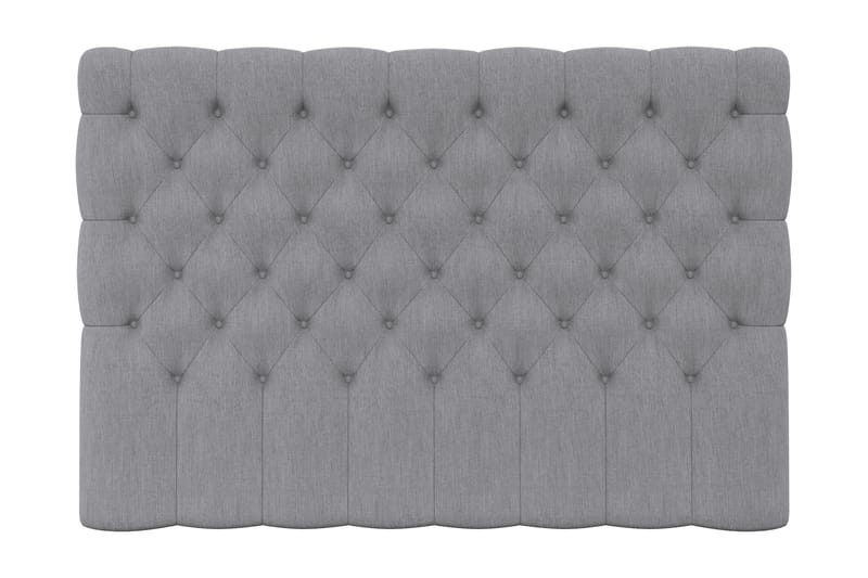 Hilton Lyx Sänggavel 180 cm Djuphäftad - Ljusgrå - Textil - Sängkläder - Bäddset & påslakanset - Påslakanset dubbelsäng