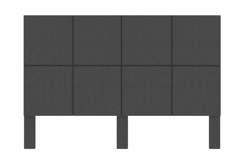 Huvudgavel mörkgrå tyg tuftad 140x200 cm - Grå - Möbler - Säng - Sängtillbehör & sänggavel - Sänggavlar & huvudgavlar