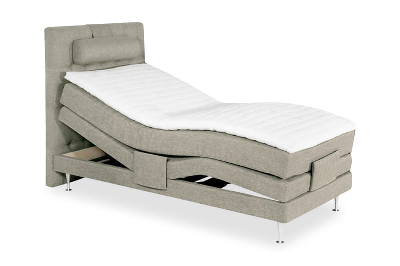 Nap Ställbar Säng 90x200 Medium Linonso - Beige - Möbler - Säng - Ställbara sängar