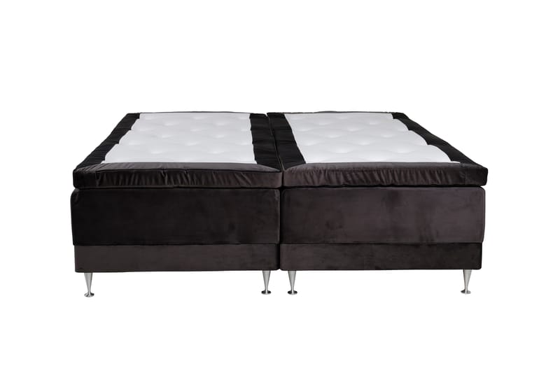Vansbro 180 cm Medium & Fast Mörkgrå Sammet - Mörkgrå - Möbler - Säng - Ställbara sängar