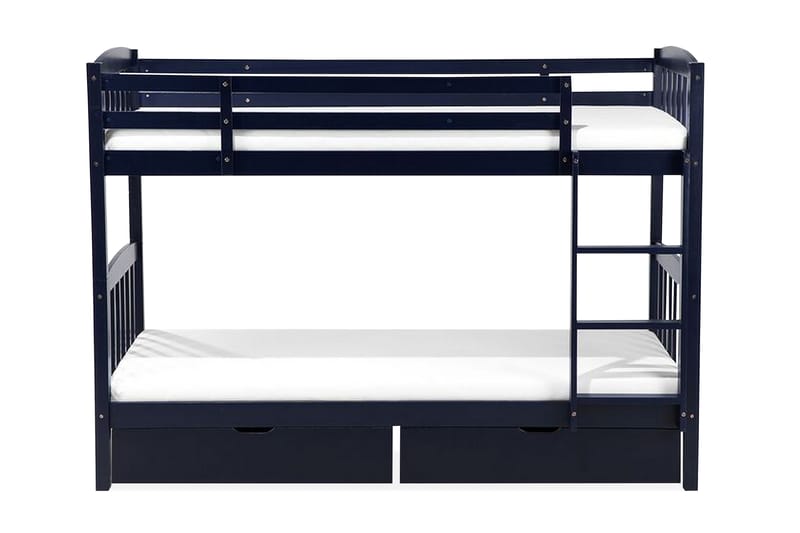 Revin Våningssäng 90x200 cm med Förvaring - Marinblå - Möbler - Säng - Våningssäng