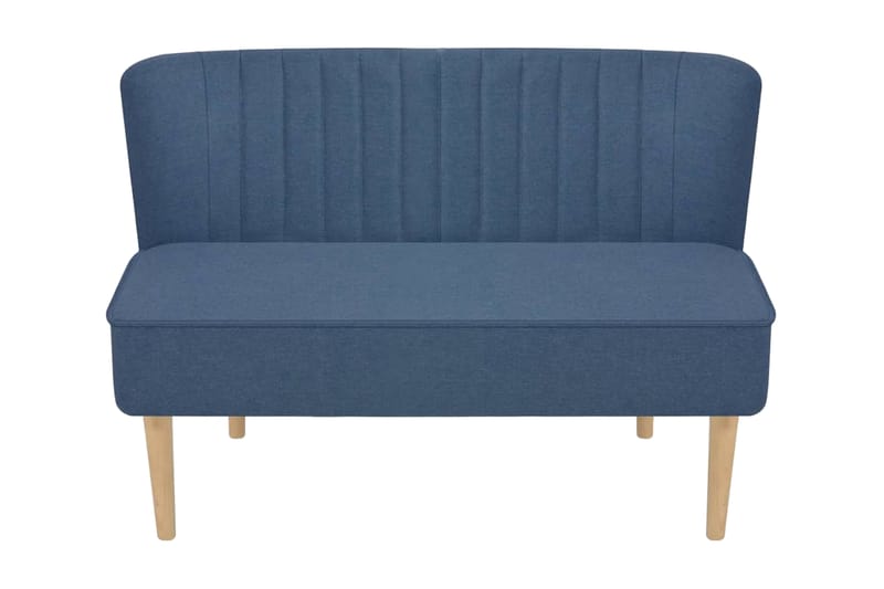 Soffa 117x55,5x77 cm tyg blå - Blå - Möbler - Soffor - 2-4-sits soffor