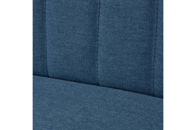 Soffa 117x55,5x77 cm tyg blå - Blå - Möbler - Soffor - 2-4-sits soffor
