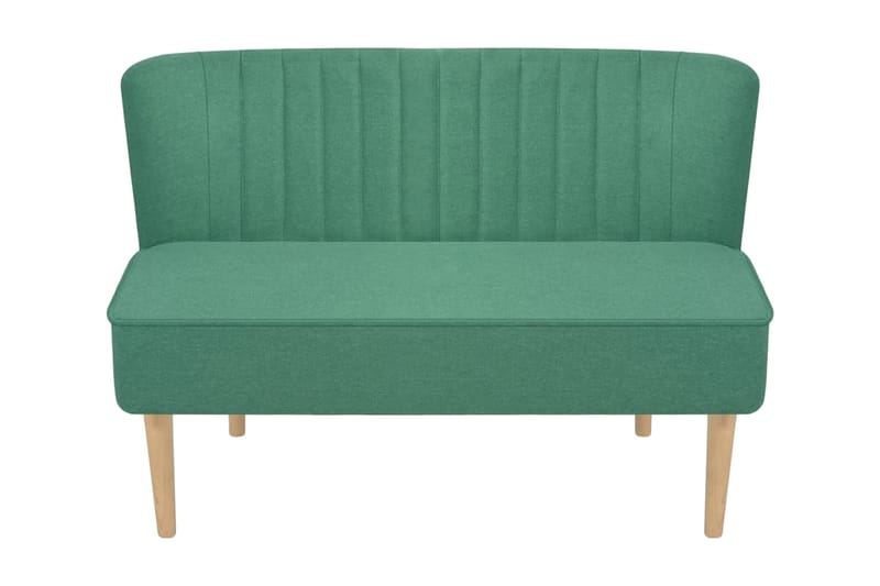 Soffa 117x55,5x77 cm tyg grön