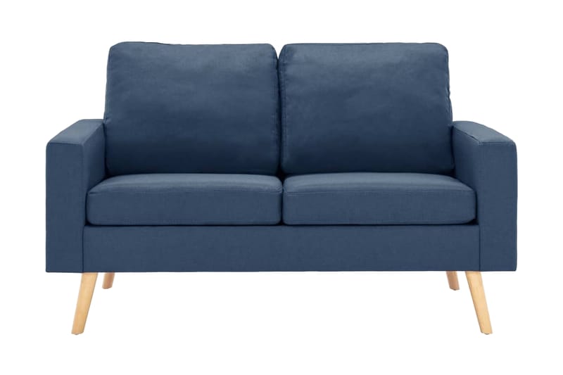 2-sitssoffa blå tyg - Blå - Möbler - Soffa - 2 sits soffa