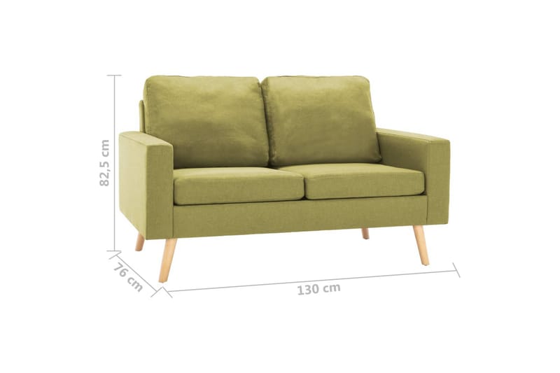 2-sitssoffa grön tyg - Grön - Möbler - Soffa - 2 sits soffa